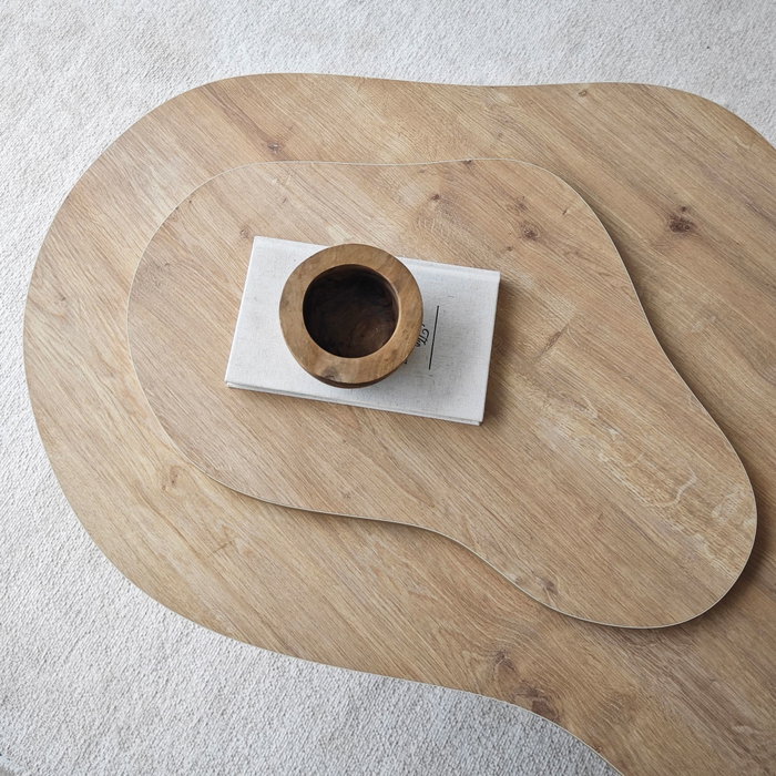 Hanah Home Mesa de Centro Melted - Sapphire Oak Hanah Home Mesa de Centro Melted - Sapphire Oak